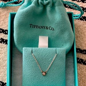 Tiffany & Co. Elsa Peretti Diamonds By The Yard Necklace in Silver
